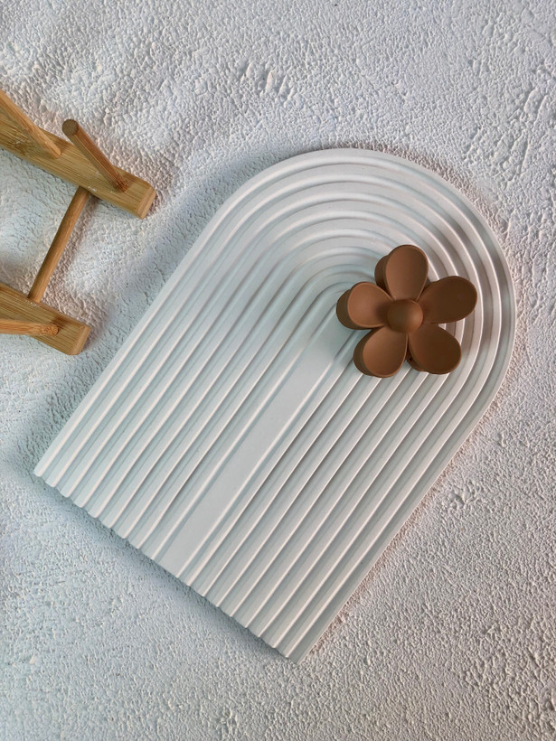 بکگراند خاص بتنی طرح کمان رنگی برای عکس