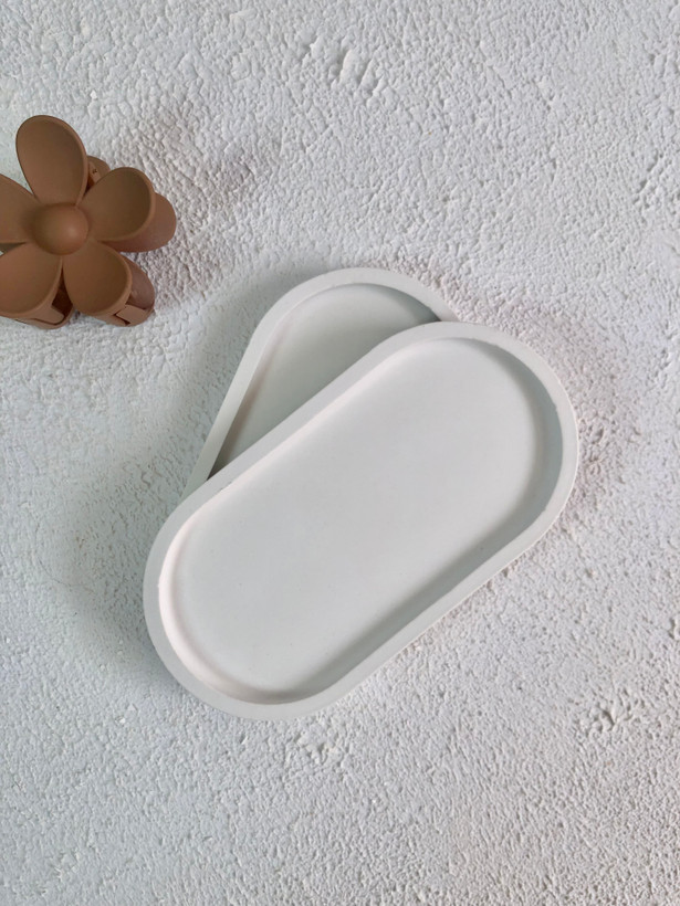 پایه عکاسی بیضی شکل ساده از بتن دستساز