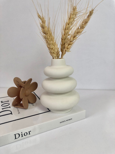 گلدان آبشاری بتنی سایز ۱۲ سانتیمتر مناسب گلهای مصنوعی، دکوراسیون مدرن و عکاسی تبلیغاتی