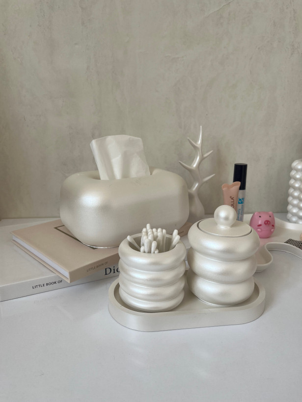 ست بتنی دکوراتیو مناسب نظمدهی لوازم آرایشی