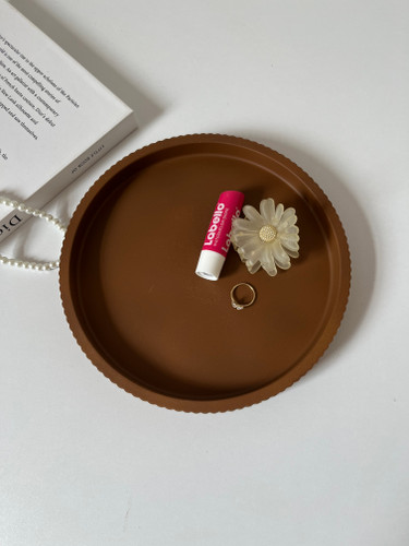 سینی گرد لبه شیاردار