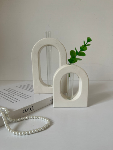 گلدان گلجا حلال دوتایی بتنی