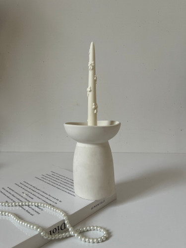 جا شمعی استوانه بزرگ بتنی